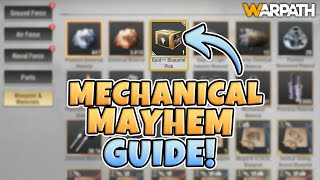 Warpath Mechanical Mayhem Blueprint Guide