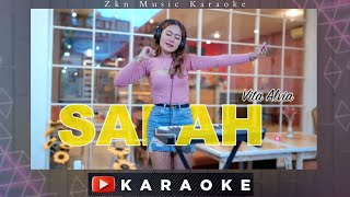 Vita Alvia - Salah Karaoke - LOBOW Dj Remix Version Terbaru 2022
