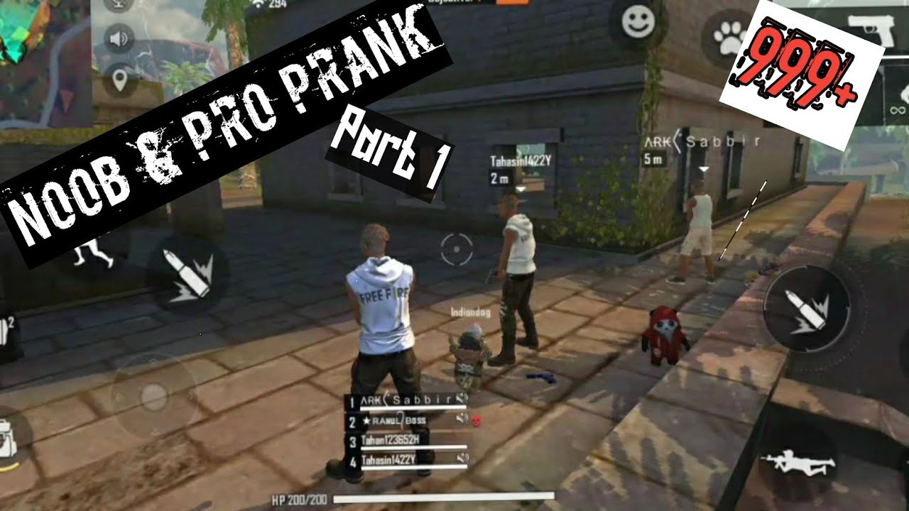 3 noob 1pro no intranet prank...  🤣 Adam prank....Dj alok prank....  Pro vs Noob prank.....🤣🤣 FF...