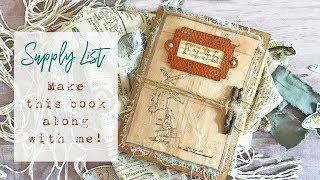 0 - Fish Stories Masculine Junk Journal Tutorial Supply List
It is time to gather supplies to make the Fish Stories Junk Journal! I share the entire list is in the video, but I focus on the items we will be using first. While you are gathering your items, dont stress out if you can not find one of them. In most cases, you can make a substitution and your book will still be fabulous!
Digital Download:
There are 9 pages and over 100 digital components I have made or transformed for this book. If you want them for your book, you can find them here in a digital kit at my brand spankin new shop: https://www.etsy.com/listing/712623997/fish-stories-fishing-themed-paper-pack
Printable Supply List:
If you want to print out the supply list, good new! I have made one available within the files in my Facebook Group. Come and get it! : https://www.facebook.com/groups/Birdnestbooks/
I am excited about beginning the book and creating it along with you. If you have any questions, please post them here or in my Facebook group and I will be happy to answer them.
Happy Gathering!
LeAnn 0 - Fish Stories Masculine Junk Journal Tutorial Supply List