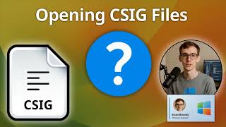 Opening CSIG Files (Notepad)