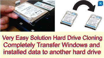Completely Transfer Windows and Installed Data to Another Hard Drive