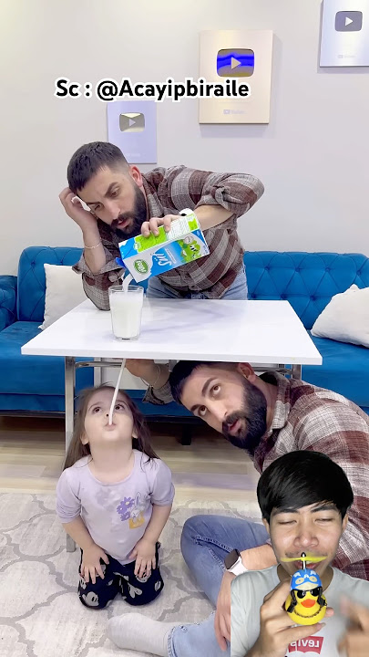 The intention was to pour milk but it wasn't full, but it turned out to be sucked out by Ade‼️ Ac...