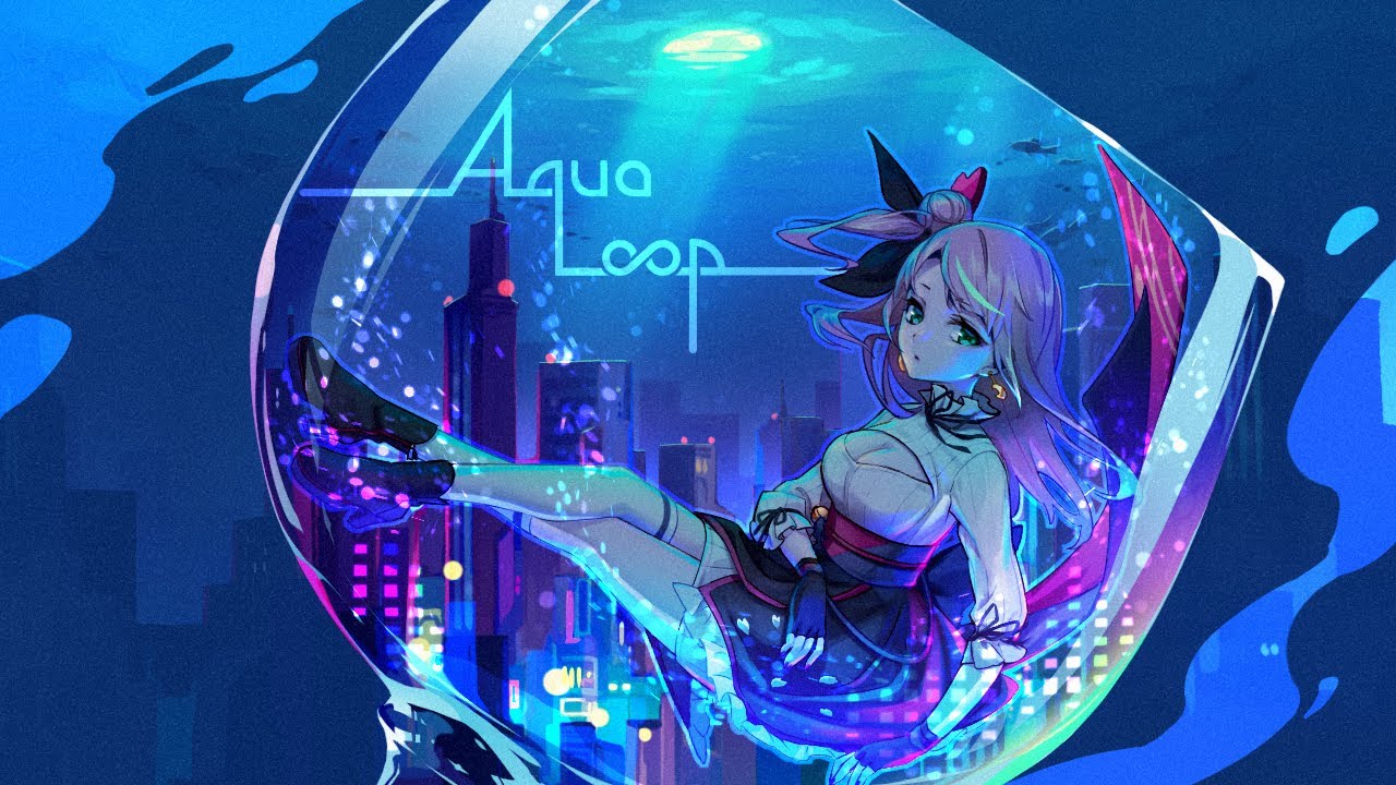 式部めぐり - Aqua Loop (feat. TEMPLIME) / 1st Single