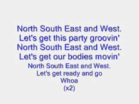 north south east and west lyrics wmv youtube