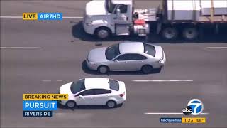 Riverside Calif. Police Chase - 4/2/2019 -