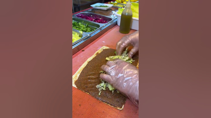 Son paramla Çiğköfteci açtım Essahlı çiğköfte