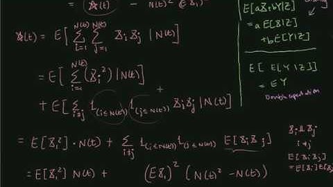 Week 4: Proof for conditional expectation and variance of S given N
