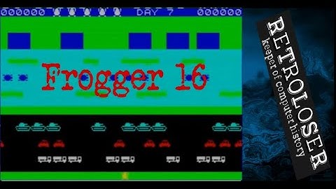 Frogger 16, sinclair zx spectrum, 4k