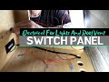 VAN CONVERSION BUILD | Wiring switches and Lights PART ONE