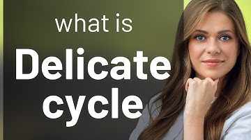 Understanding the "Delicate Cycle" in Washing Machines