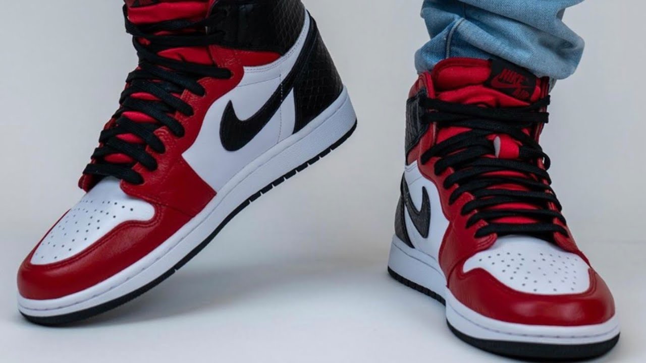 air jordan 1 high og wmns satin snake red