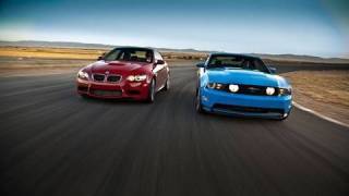 Super Coupes Drag Race!: 2011 Ford Mustang GT vs 2011 BMW M3 Coupe