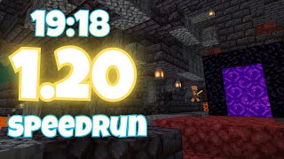 1.20 Minecraft RSG Speedrun 2nd Place! (19:18)