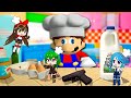 Teyvat Harlem react to Mario bakes a ''cake'' (Gacha Club)