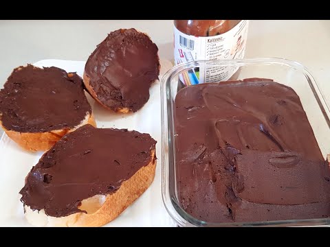 Ev yapımı NUTELLA Tarifi Klasik tariflerden farklı Katkısız Çokokrem yapımı. 4malzemeyle bir kavanoz