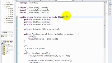 Editor de archivos simple en Java