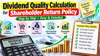 Dividend Quality Calculation for Shareholder Return Policy