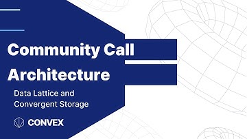 Convex: Data Lattice and Convergent Storage