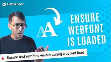 HOW to Fix this Problem - Ensure Text remains Visible during Webfont Load - Page Speed Insights