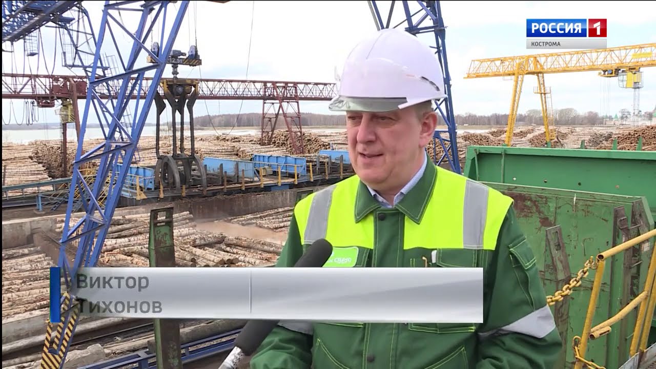 На комбинете СВЕЗА в Костроме возродили старинный метод консервации древесины "снегование"