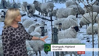 Weather pictures from across the UK (Arctic blast) - BBC weather - 5th April 2021