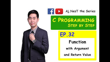 C Programming EP.32 สอนการสร้าง Function แบบที่ 4 เขียนฟังก์ชันใช้เอง เริ่มเขียนโปรแกรมกันเถอะ