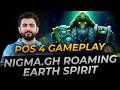 Nigma.GH Roaming Earth Spirit | Full Gameplay Dota 2 Replay