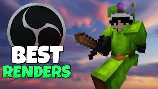 I have the SMOOTHEST Renders