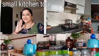 My small kitchen tour / How I organize my kitchen counter top / Indian Vlogger Aarju