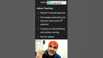 Direct vs. Indirect Teaching | Teaching Aptitude | UGC-NET-Paper 1