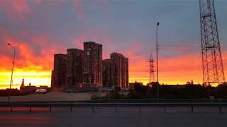 Огненный Закат | fire sunset 2020 4k 60fps