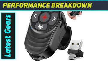 Best 2 in 1 USB Type C Wireless Presentation Clicker: Hands-Free Power!