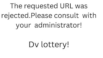 Dv Lottery URL rejected!