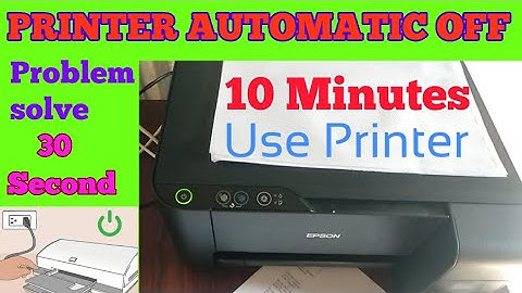 printer automatic off problem, off print problem, power button off problem, no on print, Epson l3110
