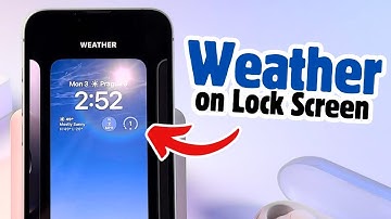 iPhone 16e Guide - Easily Display Weather on Your Lock Screen