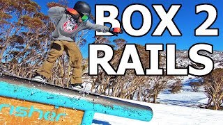 Progressing From Boxes to Rails - Snowboarding Trick Tutorial