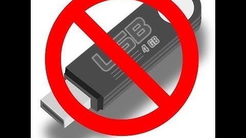 Disable and Enable Usb Ports On Windows Via Registry