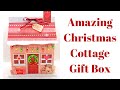 Christmas Cottage Gift Box or Storage Box | Original Design