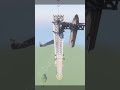 starship stacking in minecraft #minecraft #gaming #shorts