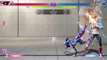 Street Fighter 6-Juri corner lvl 2 super combo