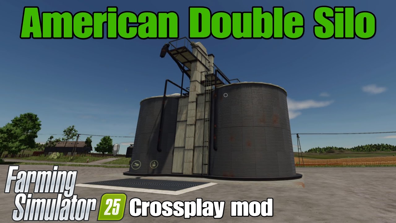 American Double Silo / FS25 Crossplay mod