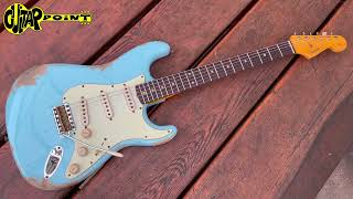 Fender Custom Shop 1962 Stratocaster Heavy Relic Daphne Blue | GuitarPoint