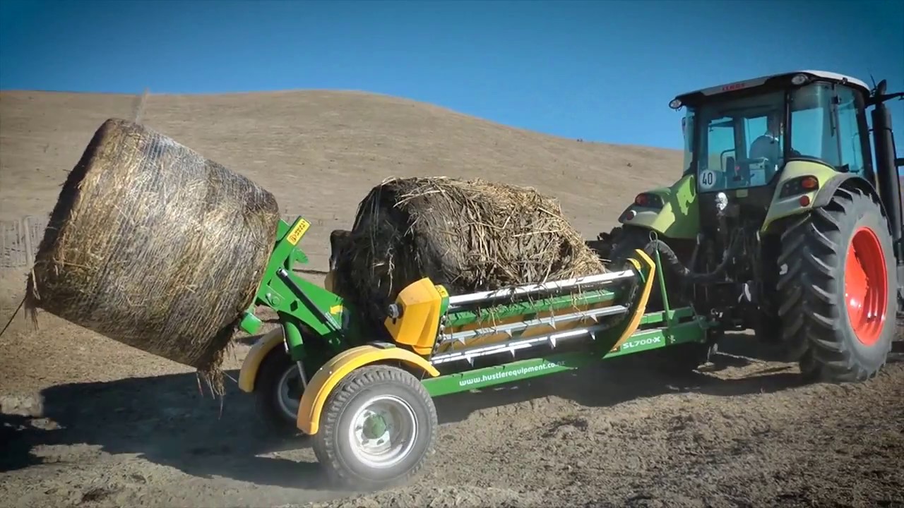 Doug Owns A Hustler Sl700x Bale Feeder See What He Says Youtube
