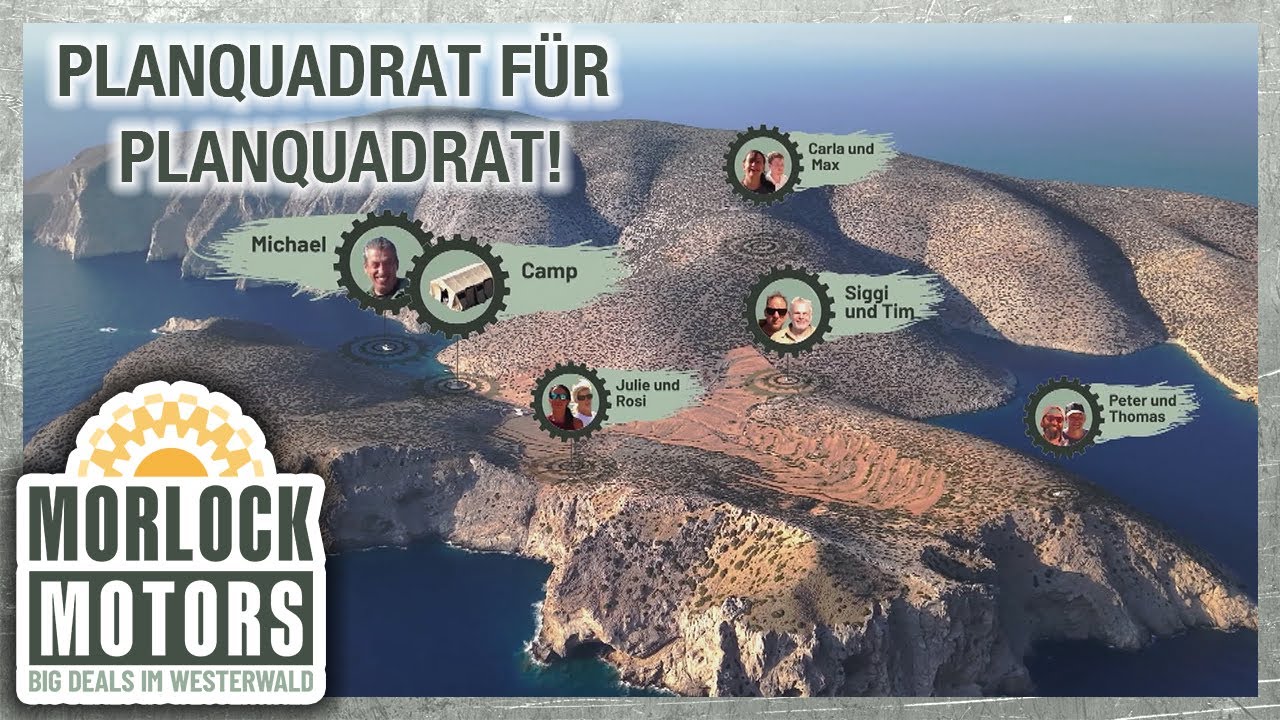 Schatzsucherfrühstück und LOS! Planquadrat für Planquadrat auf SYRNA | Morlock Motors