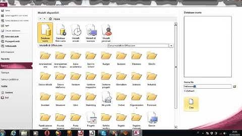 05   Vb Net e i database Access   Preparazione db