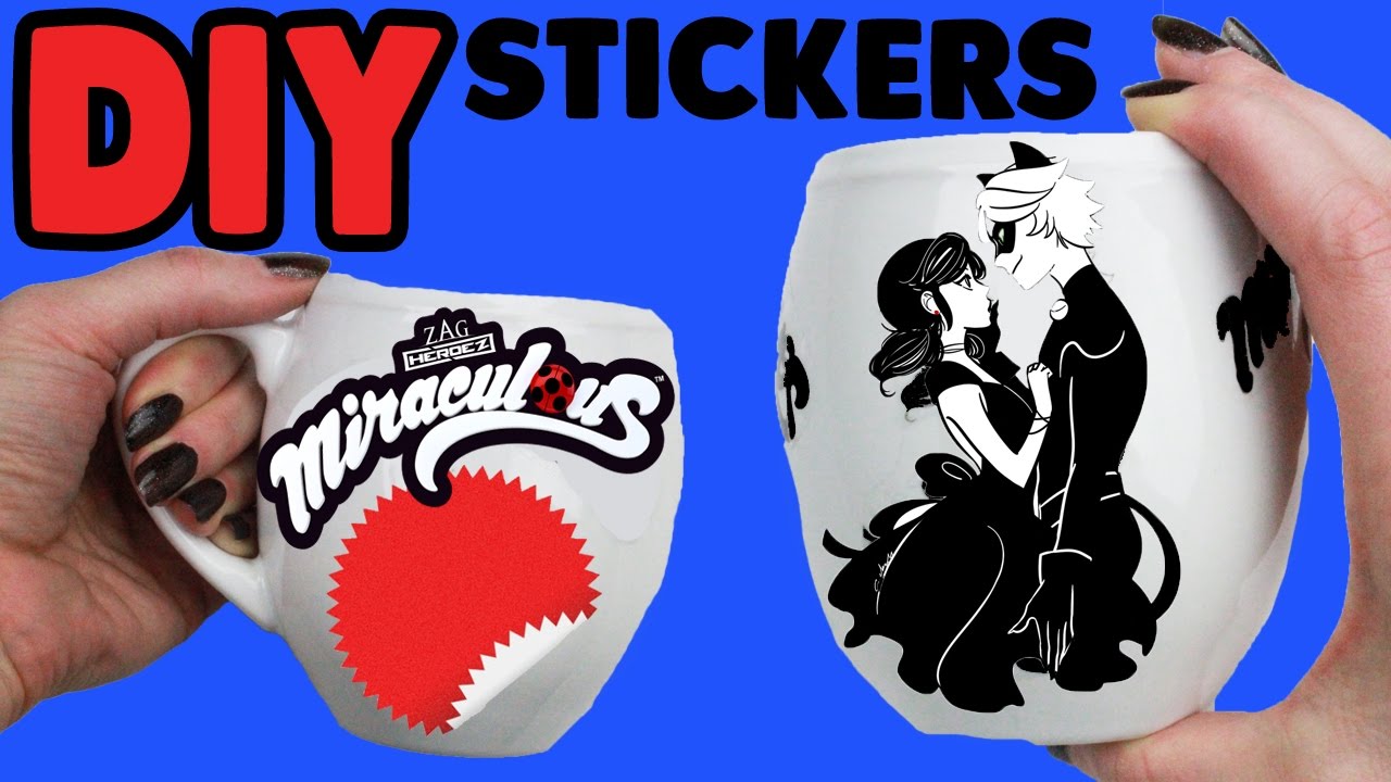 how to make miraculous ladybug diy stickers crafts for kids youtube