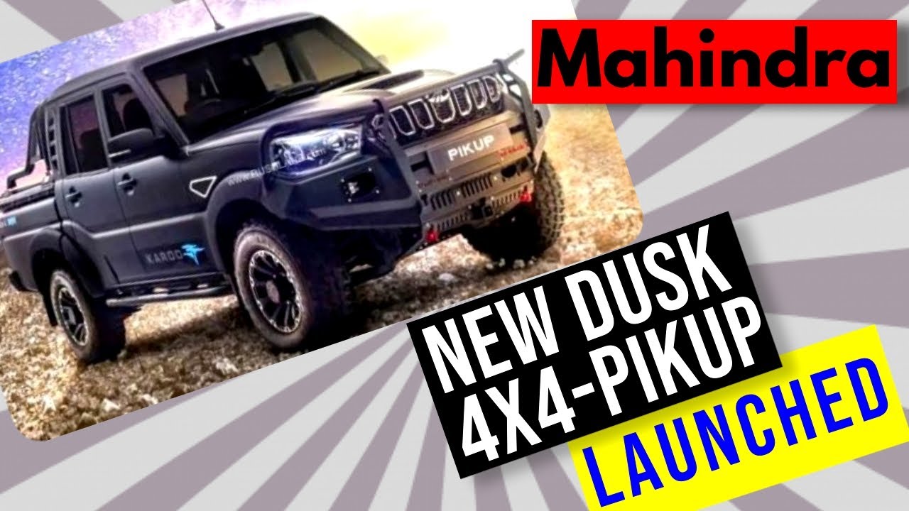 Mahindra dusk pickup revealed in South Africa mahindra duskpickup