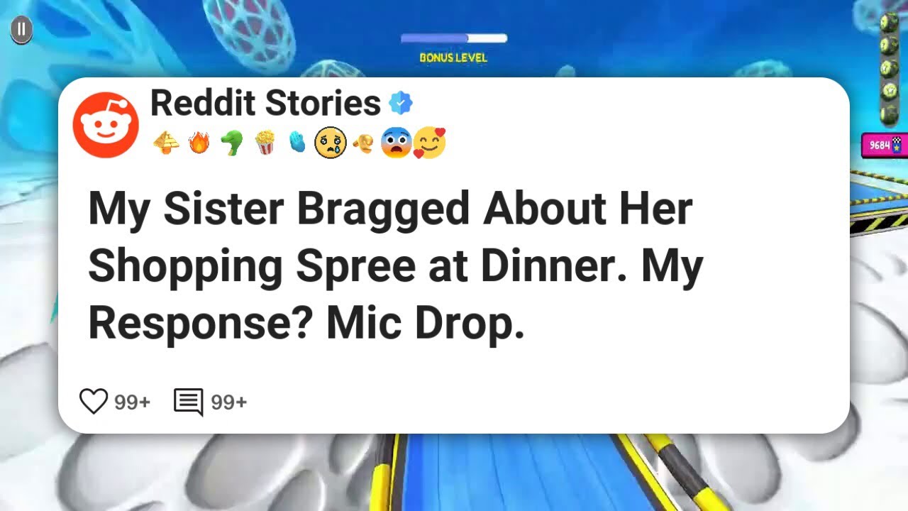 My Sister Bragged About Her Shopping Spree at Dinner. My Response? Mic Drop. #reddit 