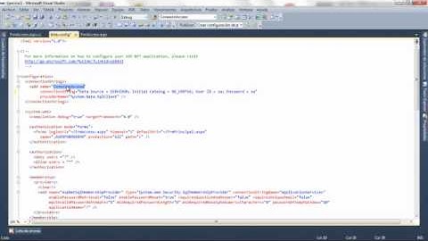 Como leer cadena conexión archivo web.config